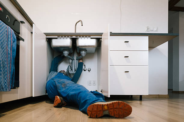 Professional Drain Cleaning technician working in Hamburg, NY